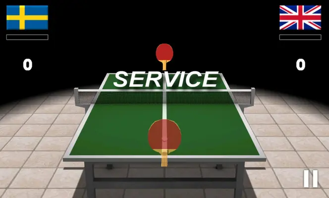 Virtual Table Tennis 3D android App screenshot 1